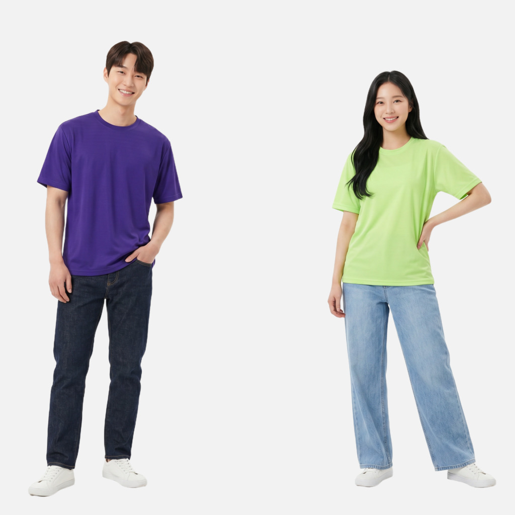 [반팔 기능성] 쿨론 티셔츠 변함 없는 쾌적함 (3가지 색상)
