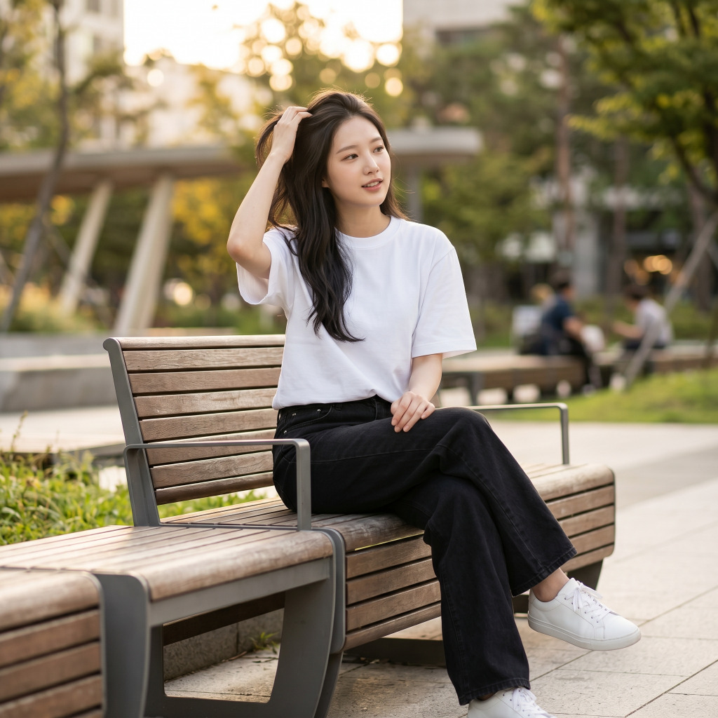 [반팔 14수] 면 100% 커스텀  티셔츠, 기분 좋은 착용감과 탄탄한 핏 (10가지 색상)